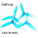 HQProp 5X4.3X3 V2S Propeller Light Blue