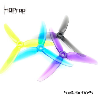 HQProp Durable 5X4.3X3 V2S Propellers Yellow