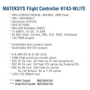Matek H743-WLITE WING Flight Controller